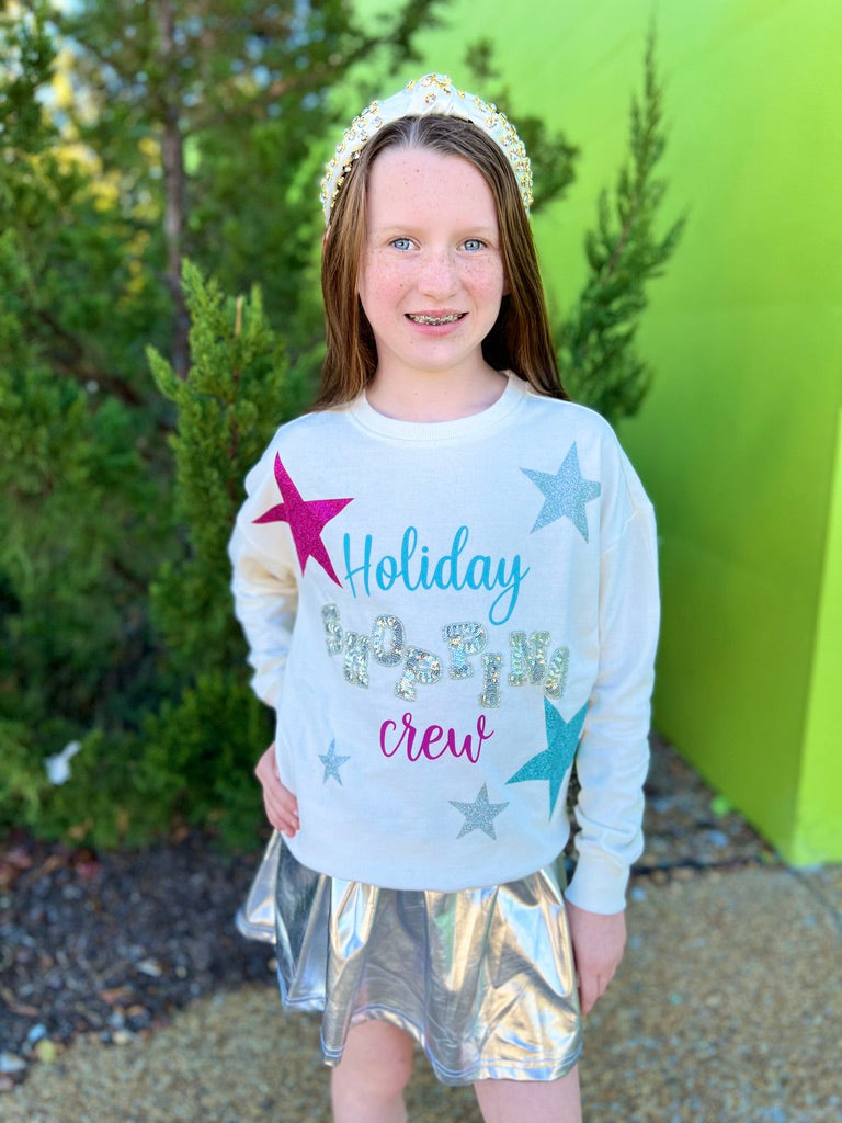 Holiday Shopping Crew Sweatshirt