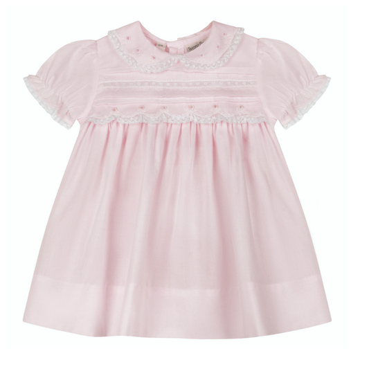 Feltman Brothers Lace Trim Dress - Pink
