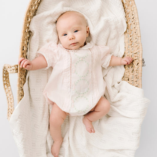 Feltman Brothers Vintage Bloom Romper - Girls