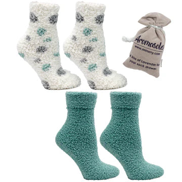 Aromasoles Lavender & Shea Butter Infused Socks
