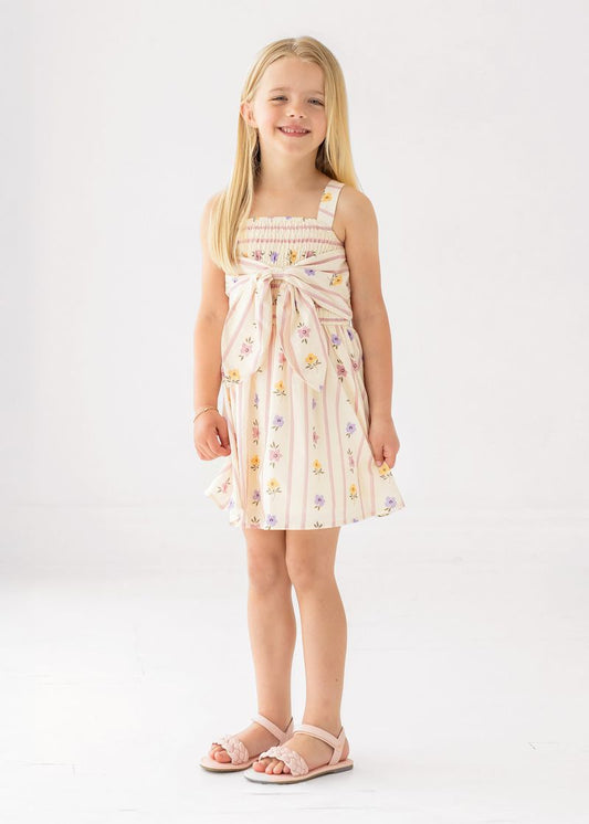 Mabel & Honey Purple Bouquet Dress