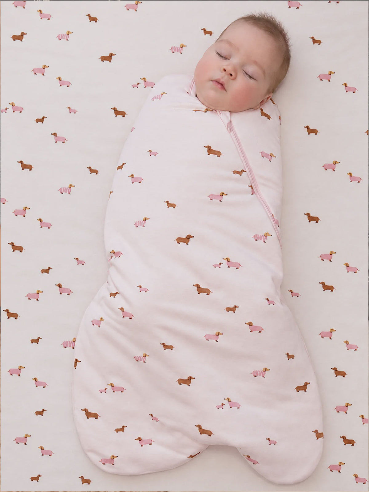 Gunamuna Swaddle Sleep Sack  - Girldog