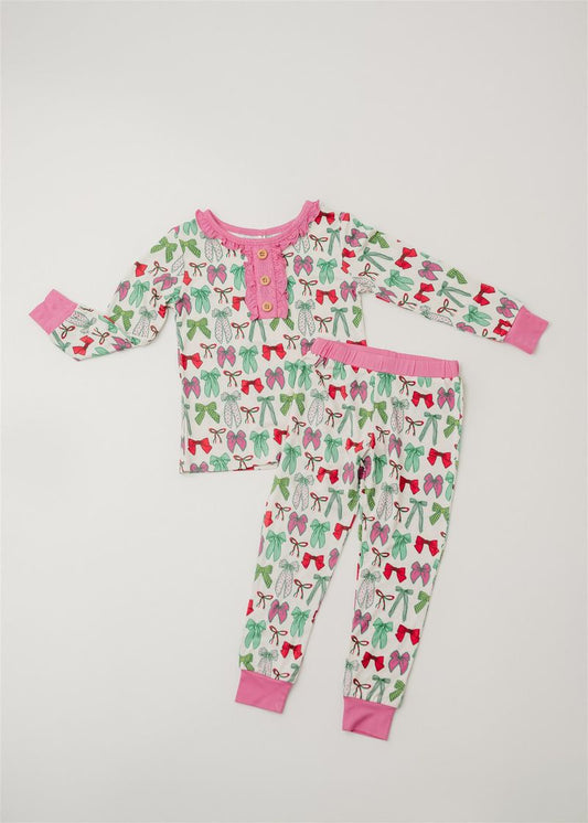 RR Holly Jolly Bows Toddler Set