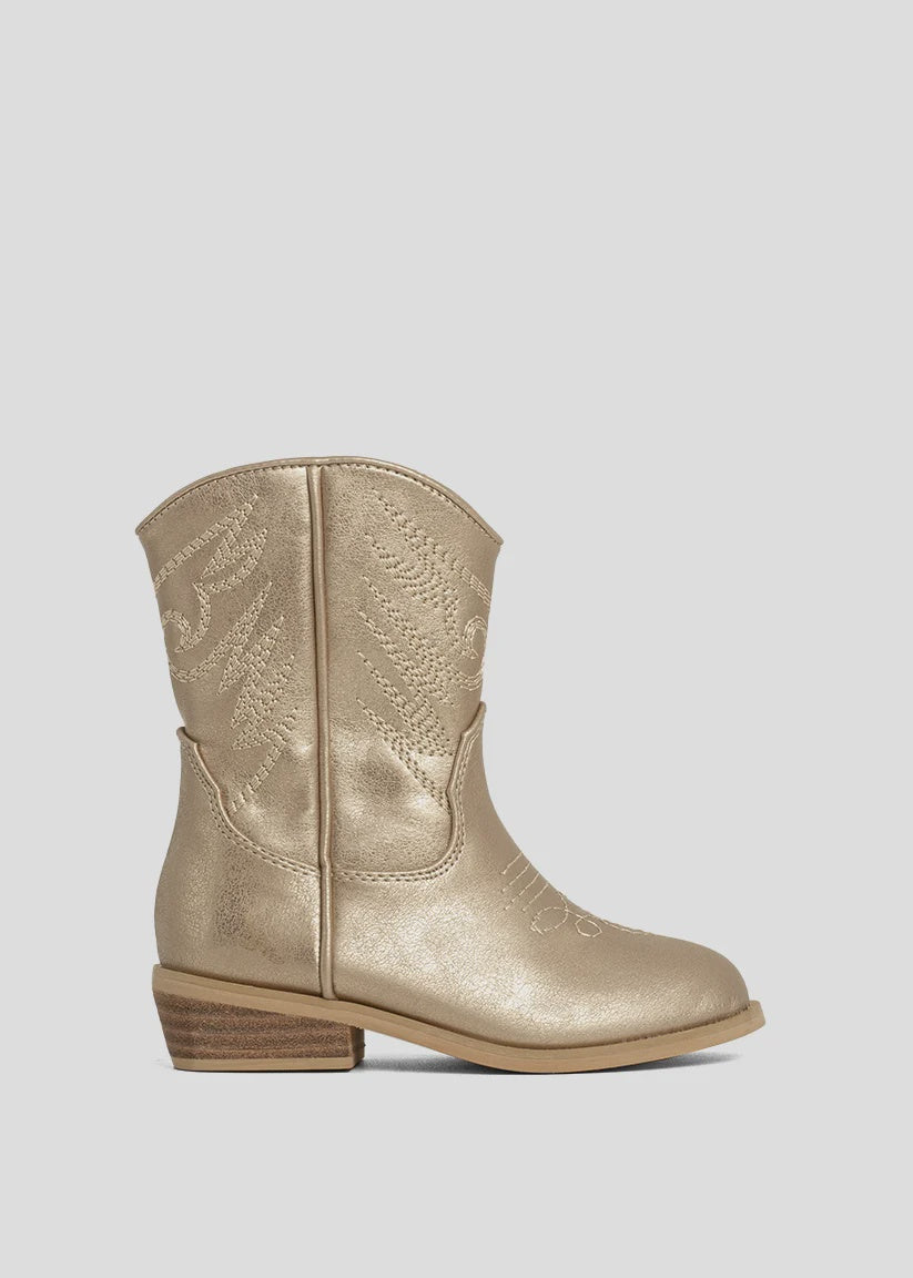 ShuShop Zaraha Mini Boots - Golden
