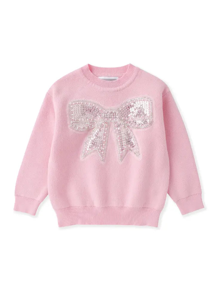 Lil Cactus Sweater with Glitter Bow