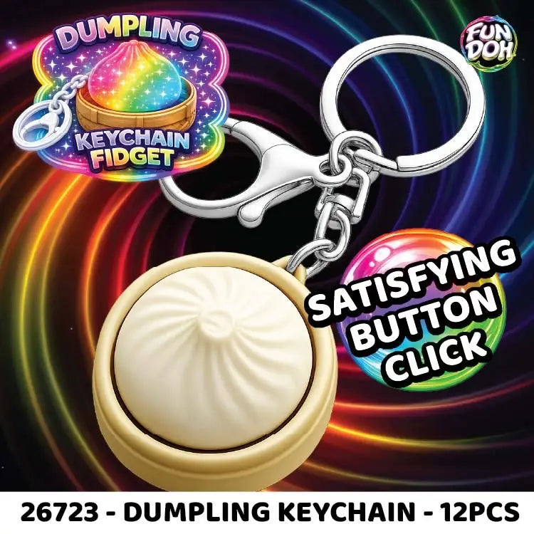 Dumpling Keychain Fidget