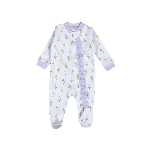 Baby Loren Zoe Zipper Footie