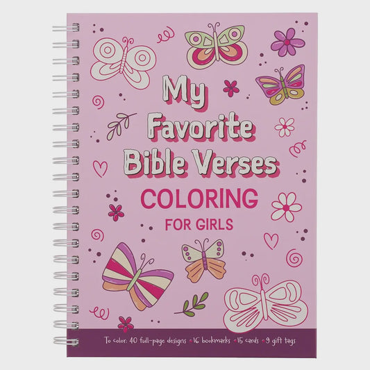 My Favorite Bible Verses Coloring Book for Girls
