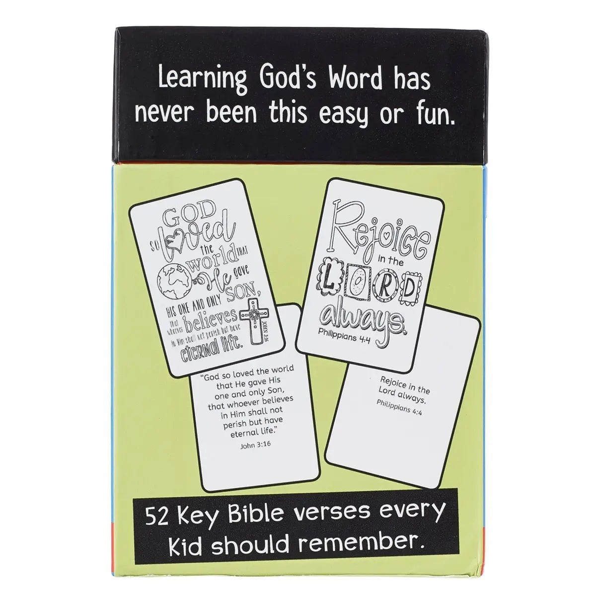 52 Coloring Card Bible Memory Verses