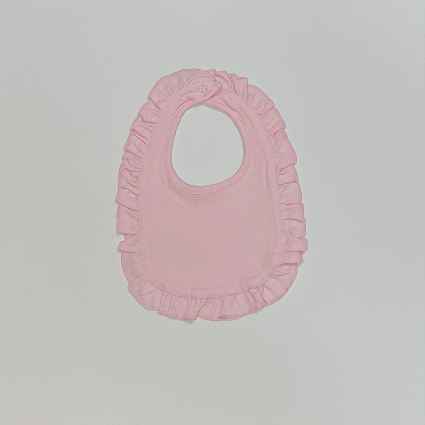 Bayou Blanks Ruffle Bib- Pink