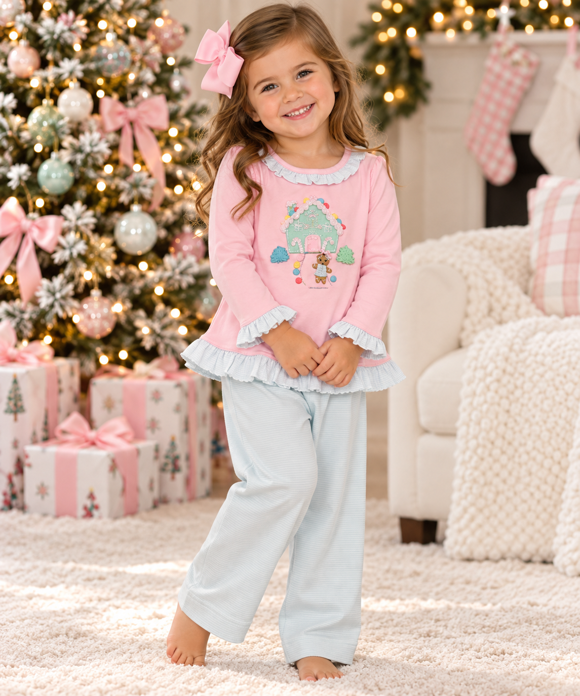 Squiggles Cookies House Leggings Set