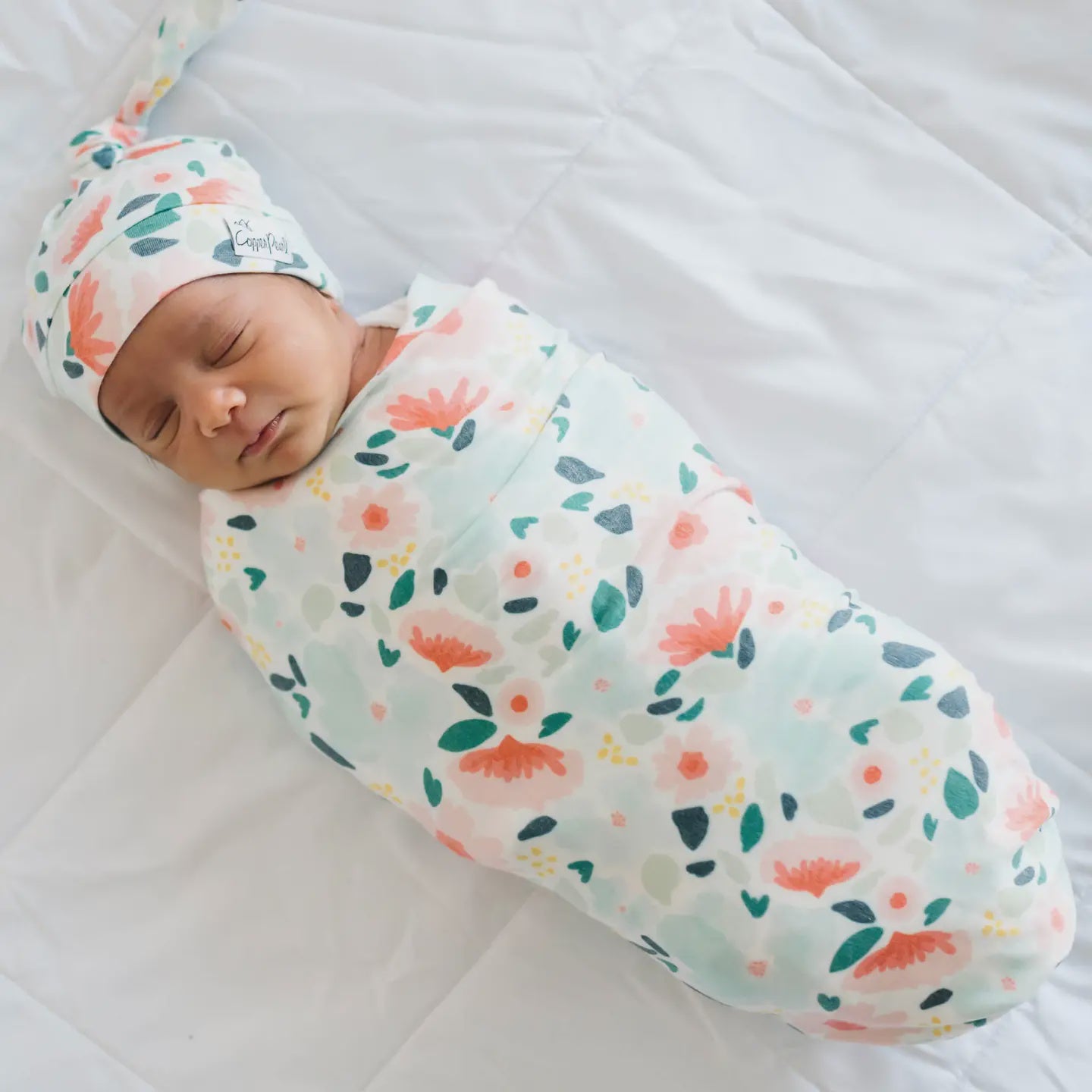 Copper Pearl Swaddle Blanket - Leilani