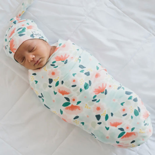 Copper Pearl Swaddle Blanket - Leilani