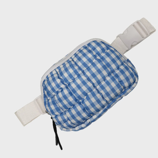 LuLu Mac Gingham Quilted Belt Bag