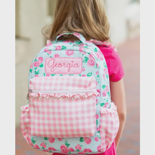 SugarBee Girls Backpack - Watercolor Roses