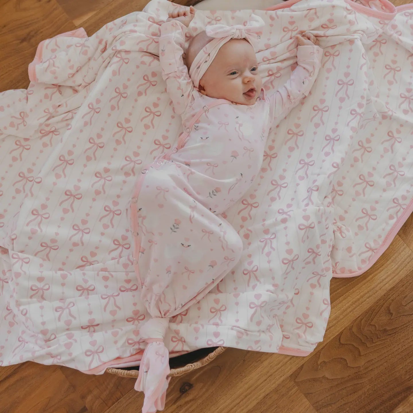 Copper Pearl NB Knotted Gown Adelia