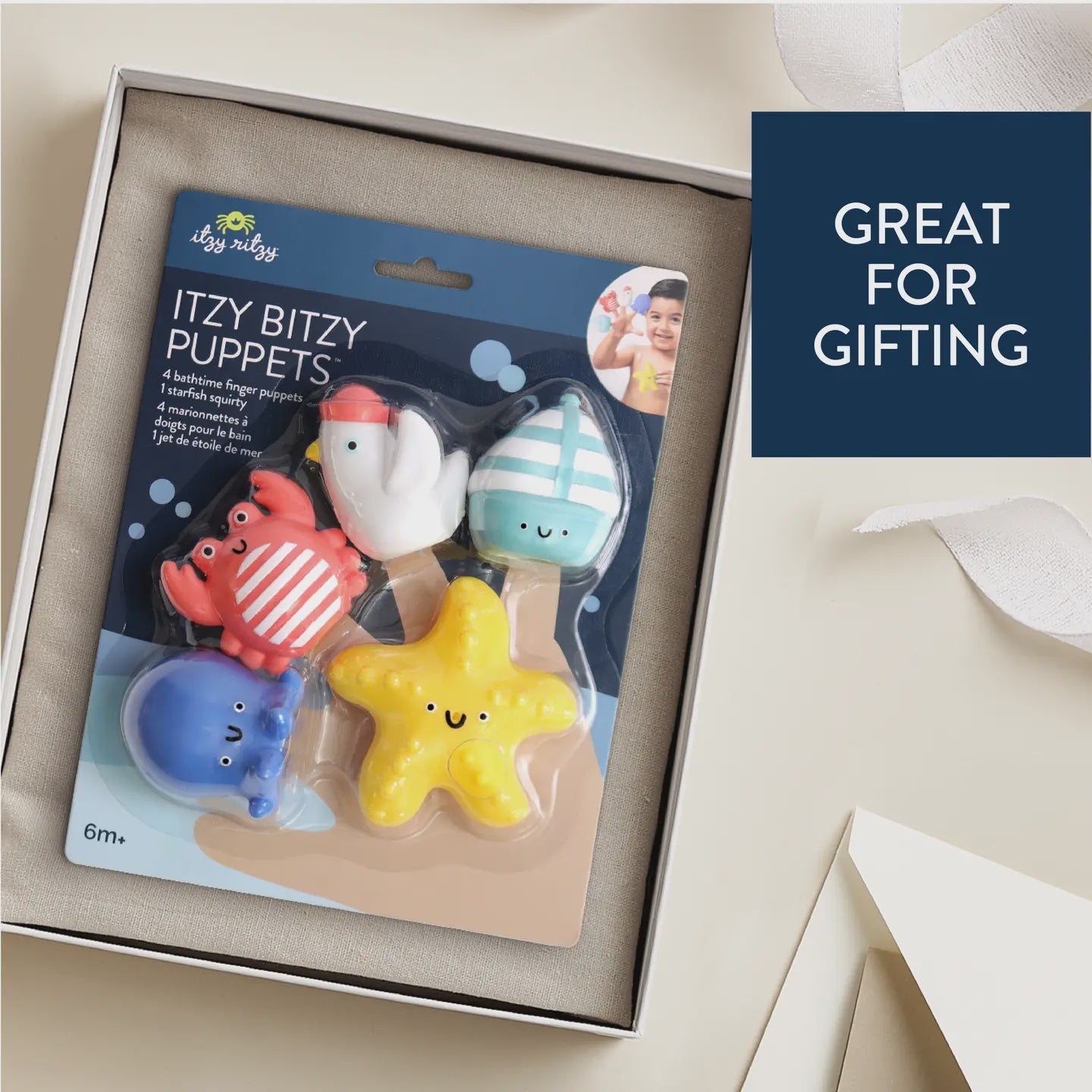 Nautical Itzy Bitzy  Puppets Bath + Storytelling