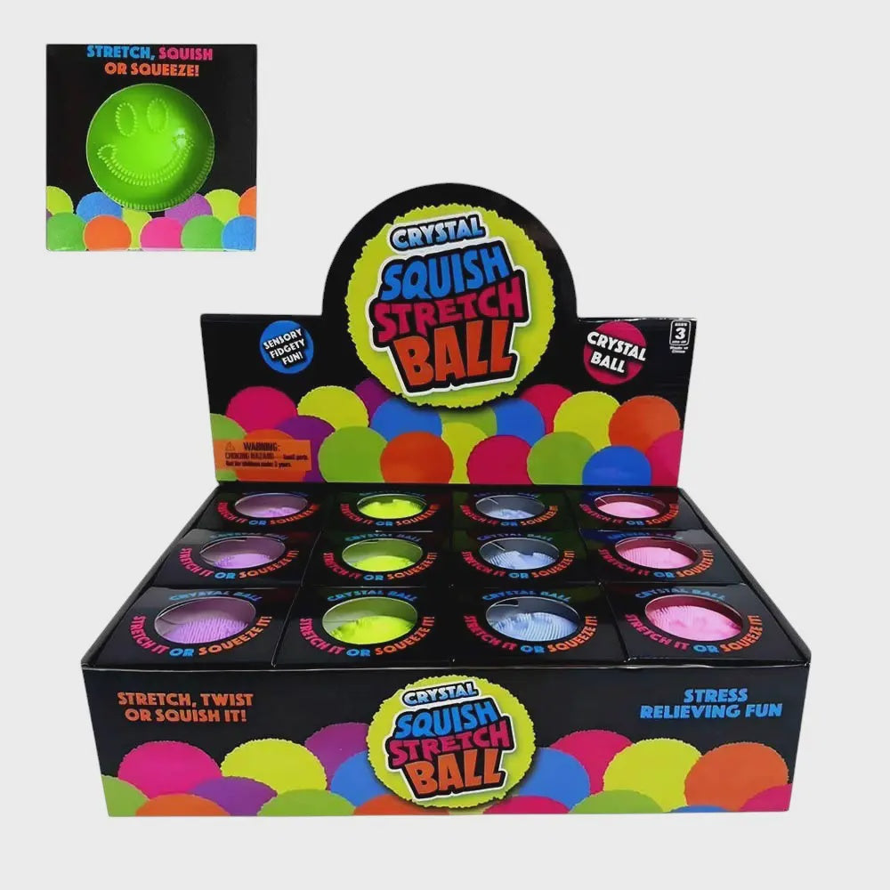 Fuzzy Squish Stretch Ball