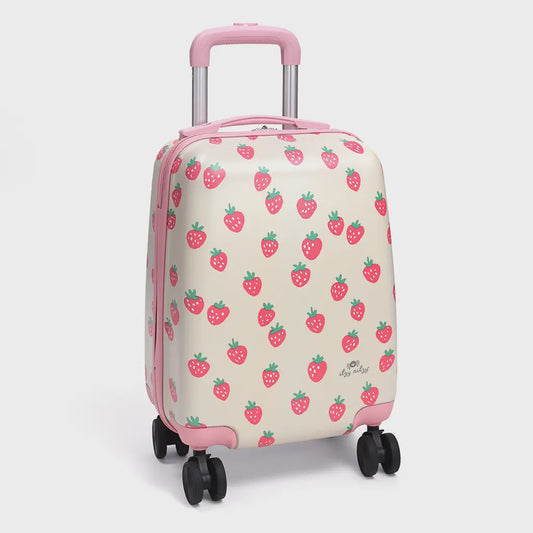 Explorer Toddler Suitcase - Strawberries +Cream