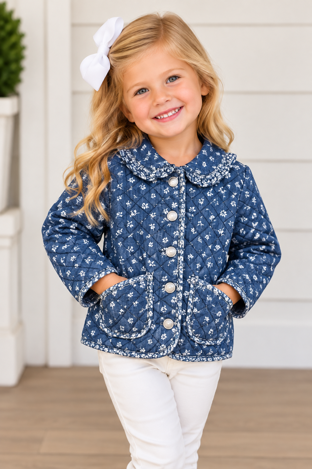 Blu & Blue Minnie Quilted Jacket