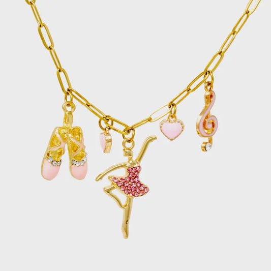 Ballet Multi Charm Necklace