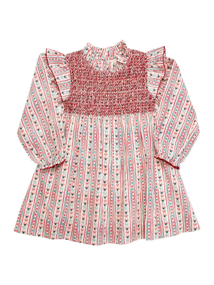 Smockingbird Vintage Candy Cane Dress