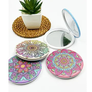 Mandala Pattern Compact Mirror