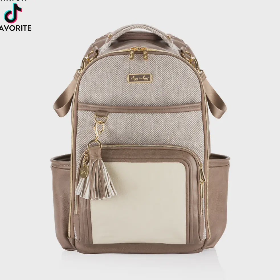 Vanilla Latte Boss Plus Backpack Diaper Bag