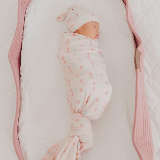 Copper Pearl Swaddle Blanket - Cheery