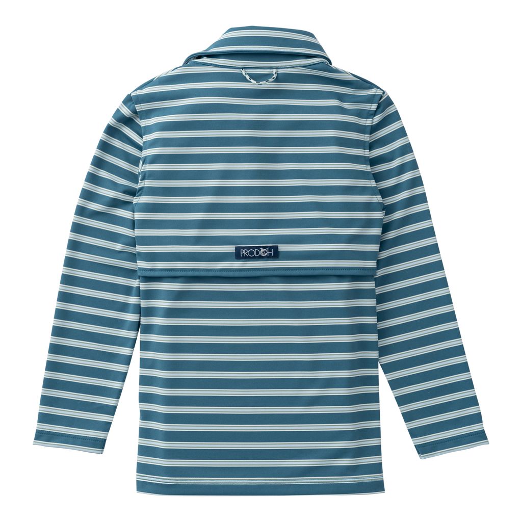 Prodoh  LS Pro Performance Polo- Tapestry Stripe