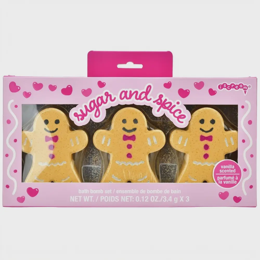 Iscream Sugar & Spice Bath Bomb Set