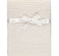 Baby Dove Diamond Knit Blanket