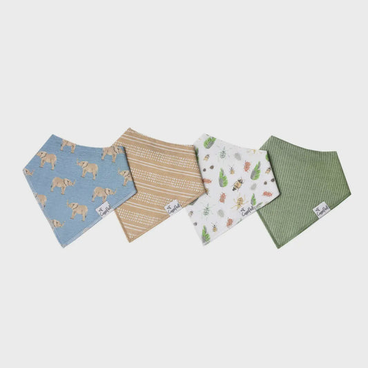 Copper Pearl Bandana Bibs - Peanut