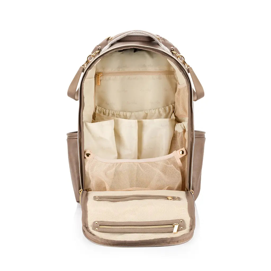 Vanilla Latte Boss Plus Backpack Diaper Bag
