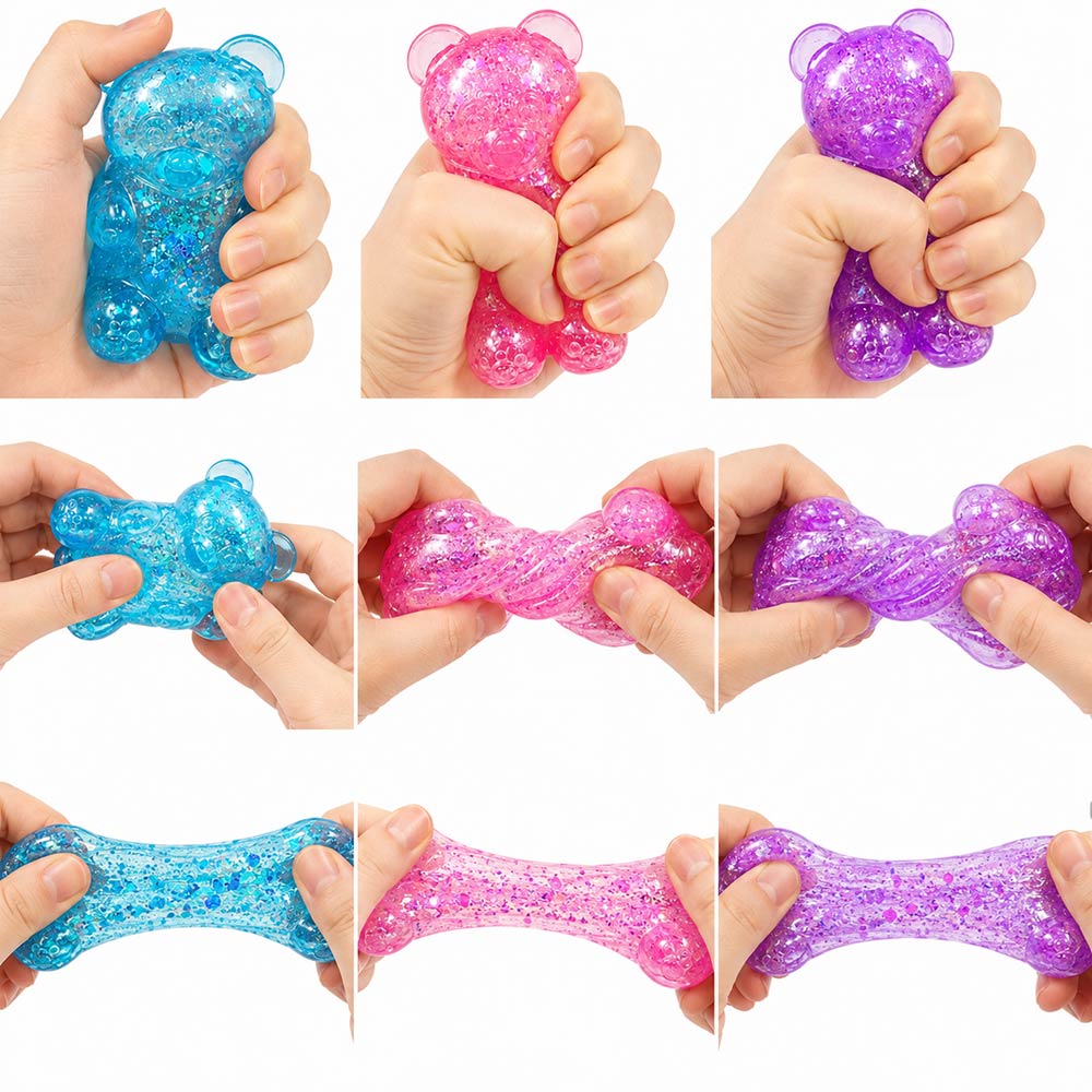 Glittered Gummy Bear Squish