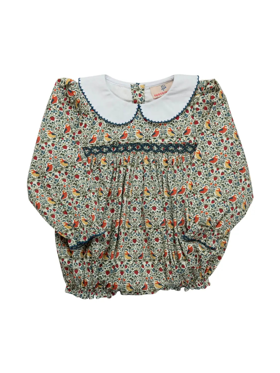 Smockingbird William Morris Bird Print Bubble