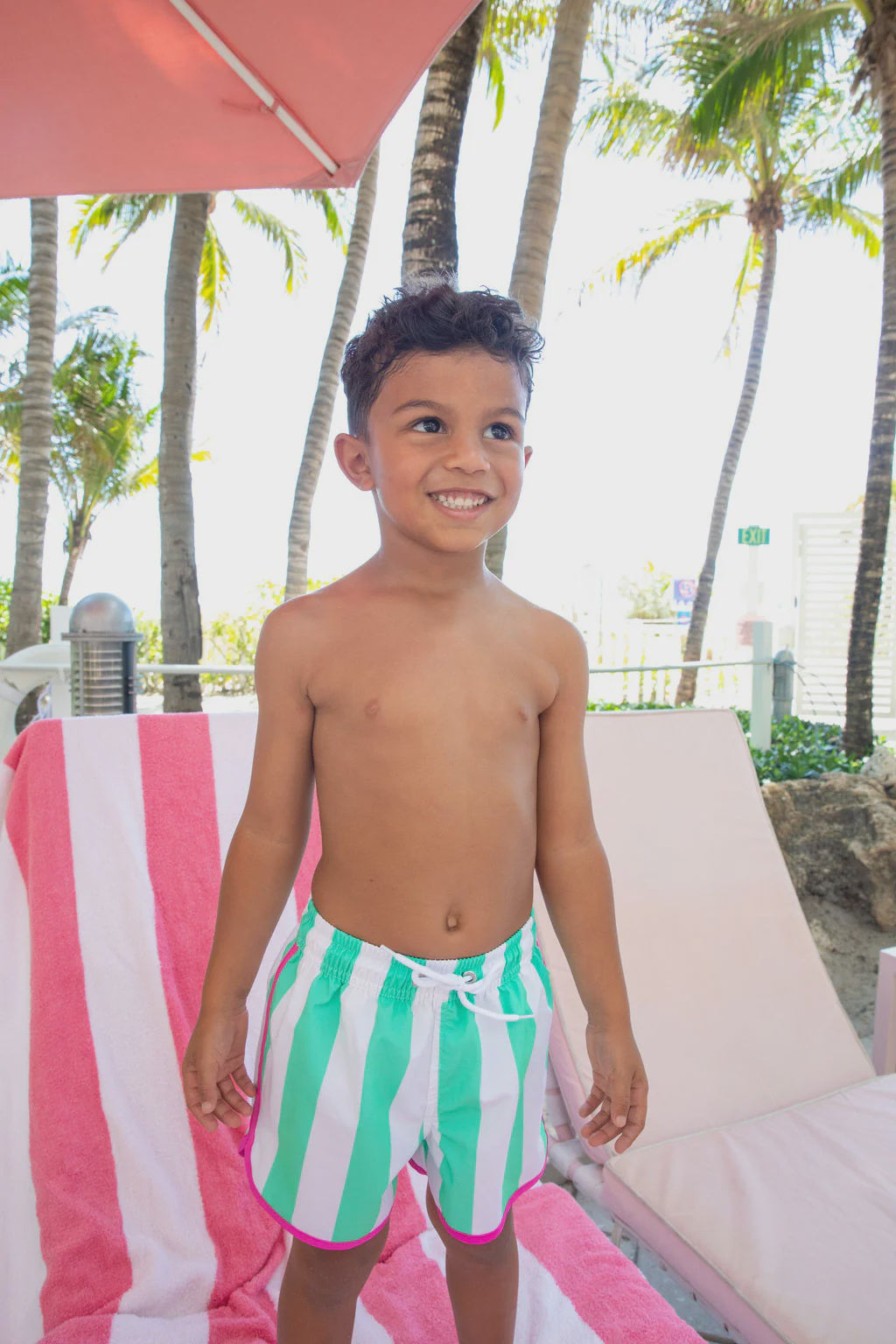 Blueberry Bay Wave Rider Youth Trunks