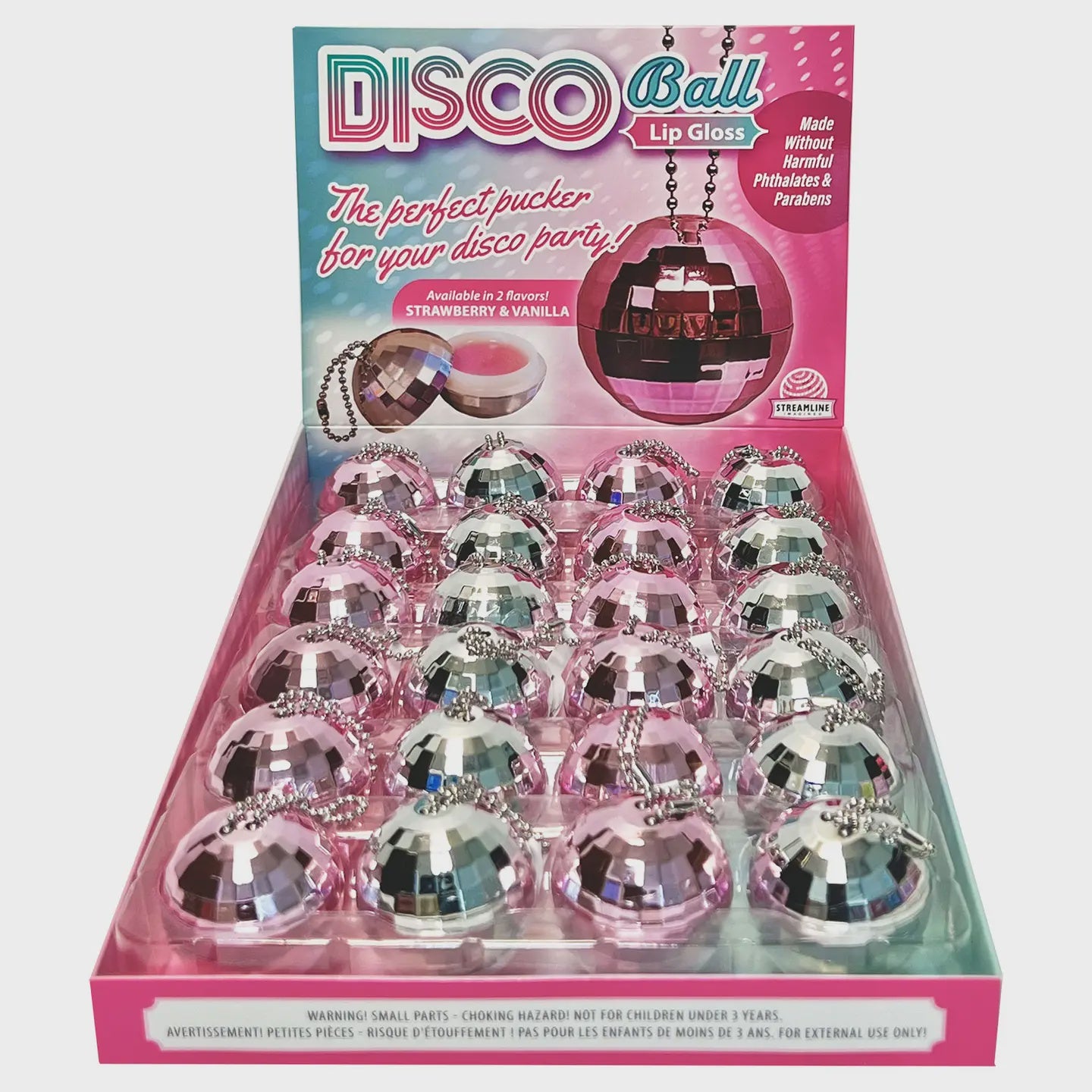 Disco Ball Lip Gloss/Keyring