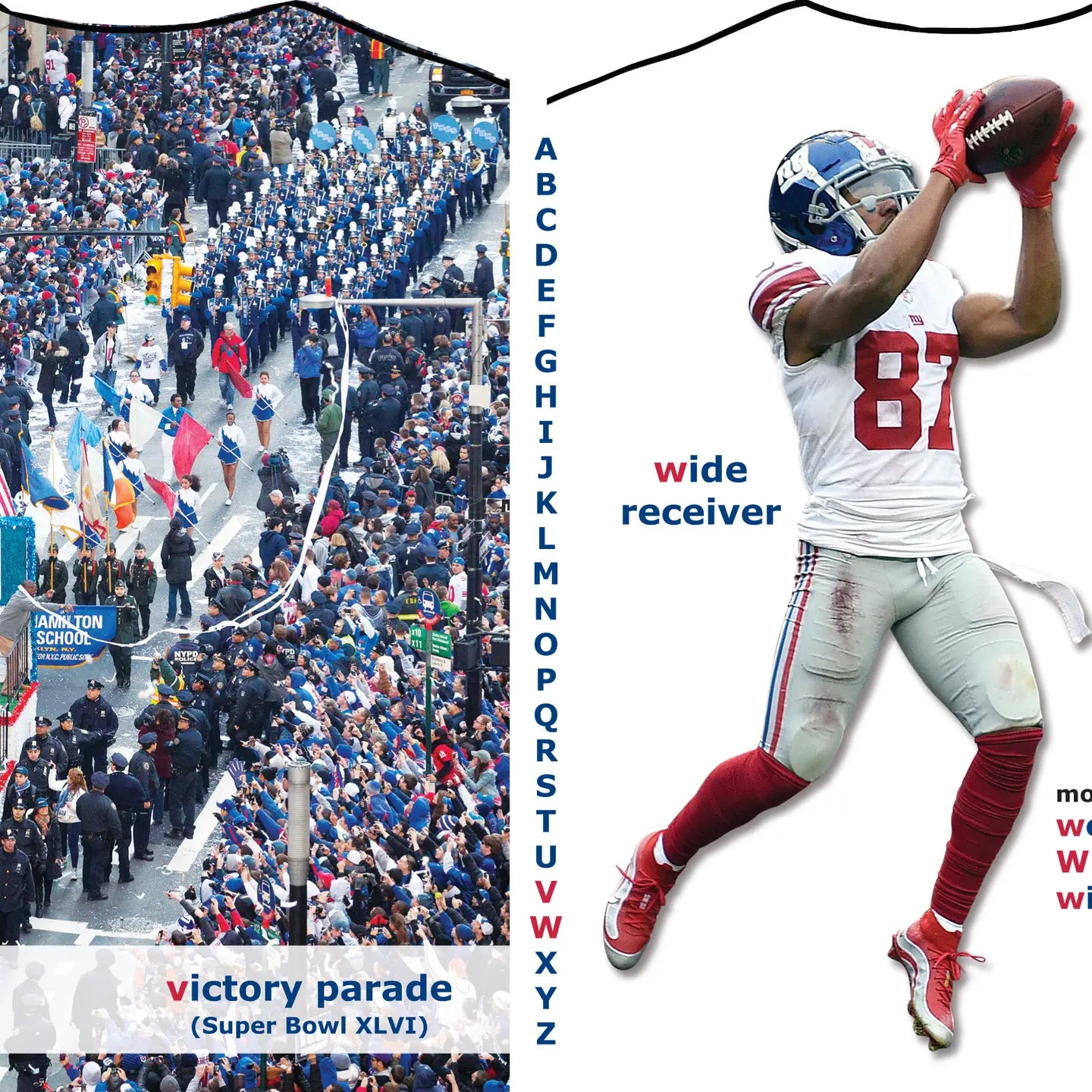 New York Giants ABC - My First Alphabet Book
