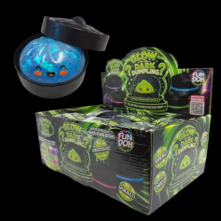 Fun Doh Glow in the Dark Black Dumpling  Steamer Basket Edition