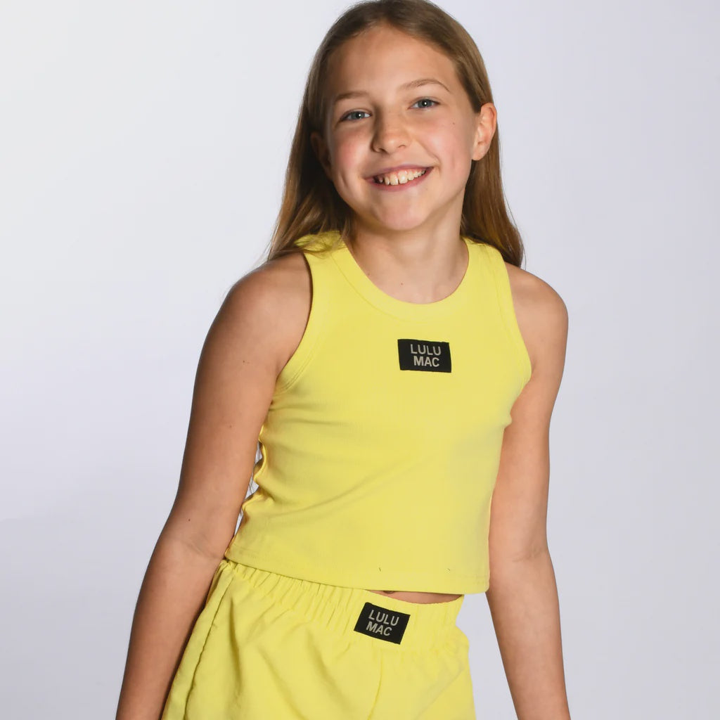 Lulu Mac Kids Solid Neon Yellow