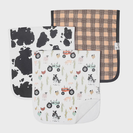 Copper Pearl  Premium Burp Cloth - Jo