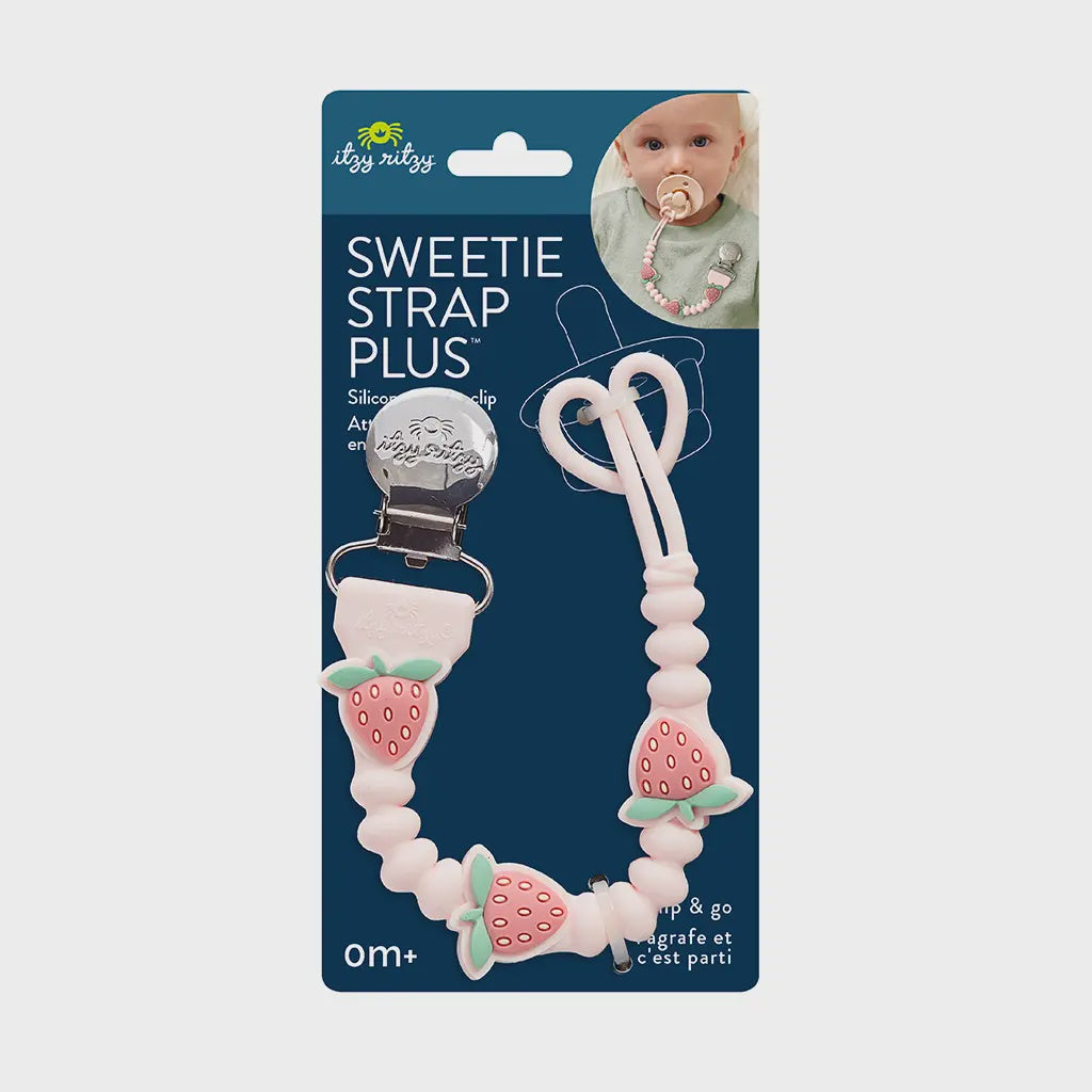 Itzy Ritzy Sweetie Strap Plus Strawberry