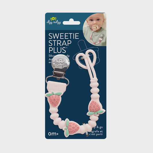 Itzy Ritzy Sweetie Strap Plus Strawberry