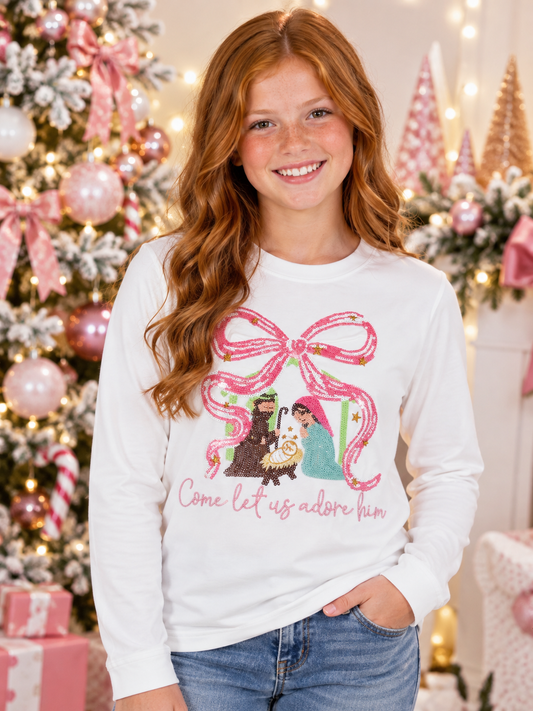 Belle Cher Kids Adore Him Long Sleeve Tee
