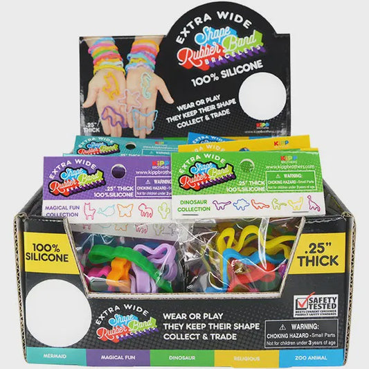 Silicone Shaped Bracelet Packs