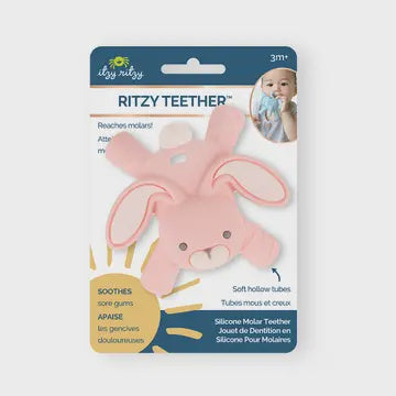 Ritzy Teether Baby Molar Teether - Bunny