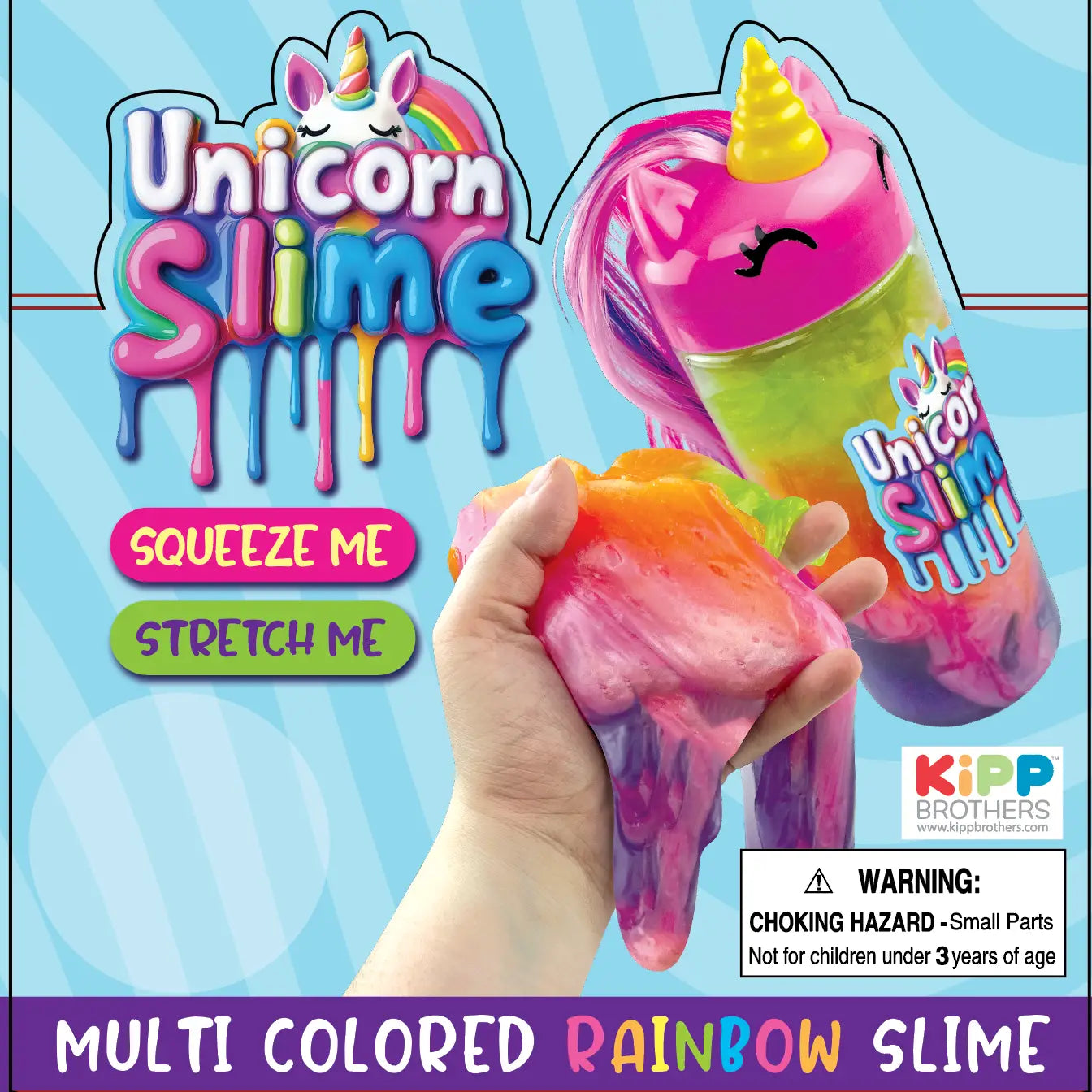 Sparkly Rainbow Unicorn Slime
