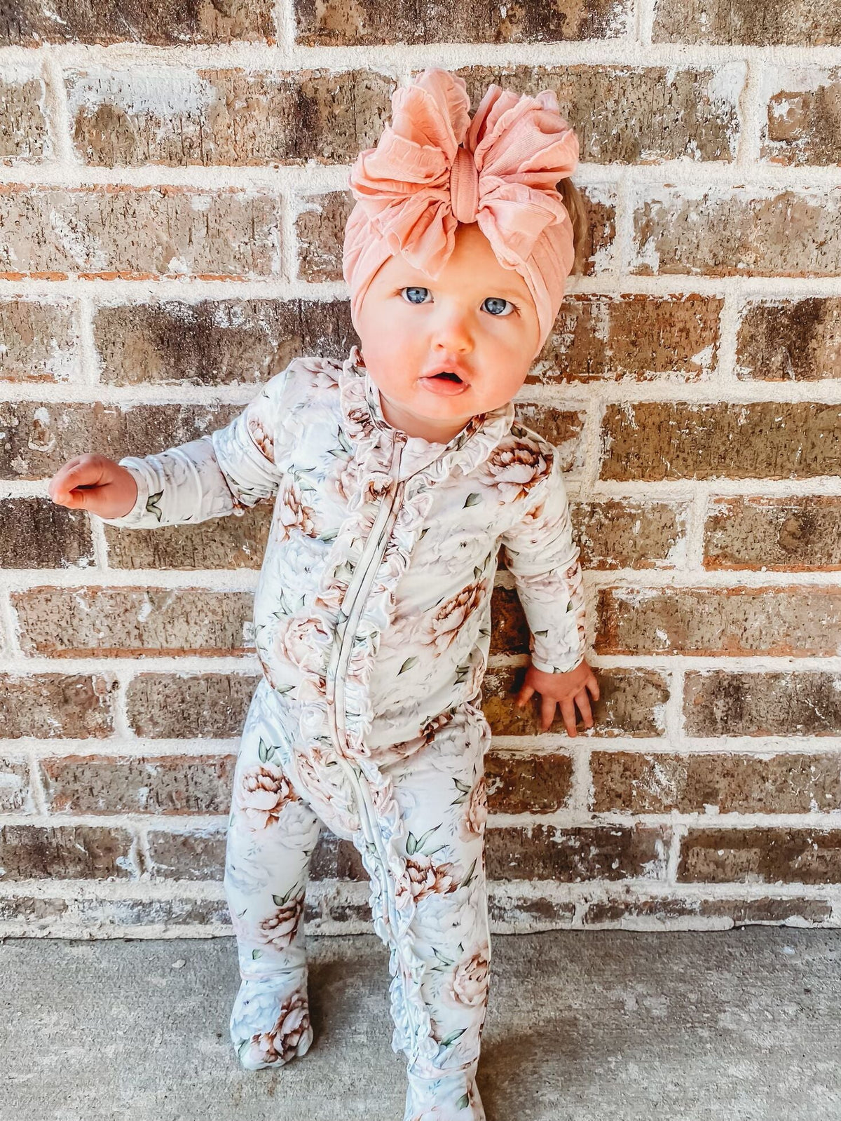 Rockin Royalty Floral Dreams Footie