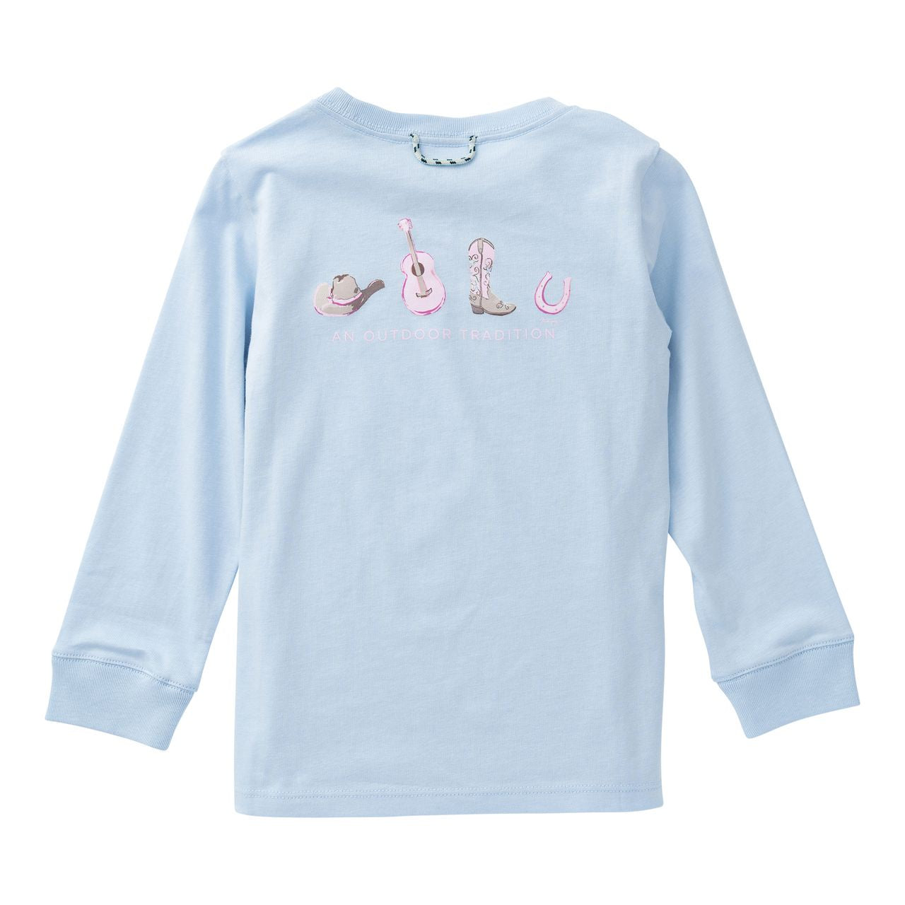 Prodoh Girls LS T Shirt - Cashmere Blue
